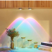 Lumini pentru decor dormitor, lampa de apus la atingere, dulap, lumină ambientală de noapte pentru lămpi de perete, dulap de bucătărie, dulap, iluminat de decorare