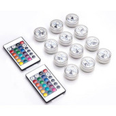 Lumină subacvatică cu 3 LED-uri 16 culori RGB IP68 Accesorii impermeabile pentru piscină Lumină Lumină submersibilă în aer liber pentru vază de iaz
