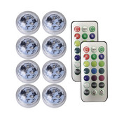 Lumini submersibile cu LED-uri Impermeabile Funcționate cu baterii Lumină subacvatică de 13 culori pentru rezervor de pește, piscină, vază, petrecere de nuntă