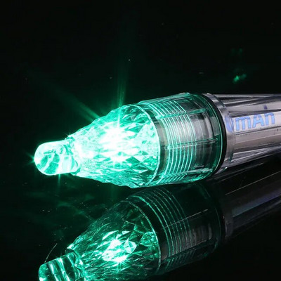1 buc LED-uri intermitente, mini lumini subacvatice cu picătură adâncă, năluci pentru pește de fundul mării, lampă cu LED, lumini de pește, lumini de pescuit de noapte