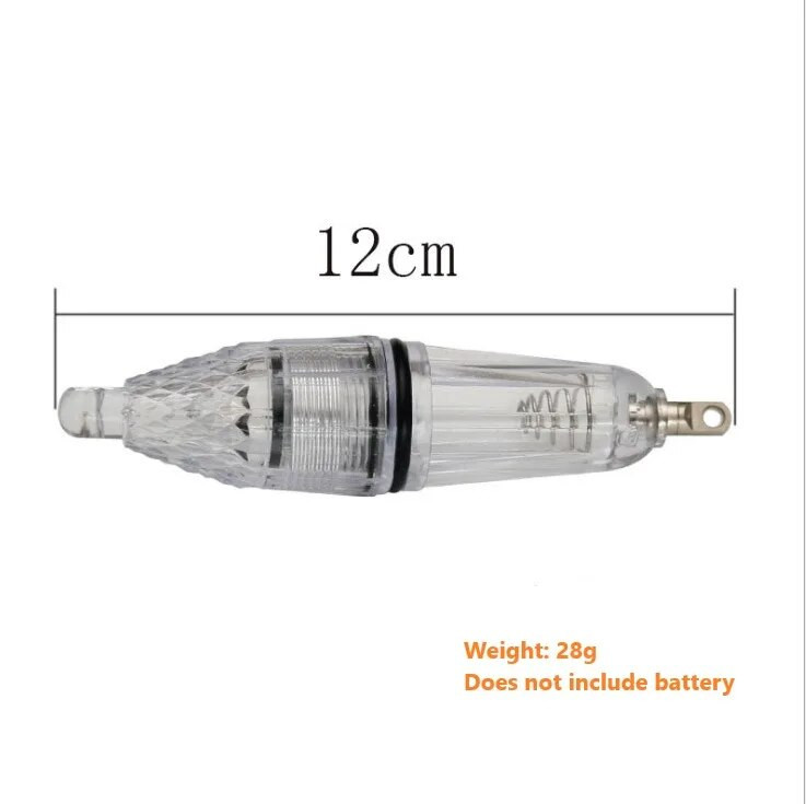 1 τεμ. Αδιάβροχο LED που αναβοσβήνει Mini Deep Drop Υποβρύχια Φώτα Δελεασμού ψαριών βαθιάς θάλασσας Λαμπτήρας LED Fish Light Night Fishing Lights