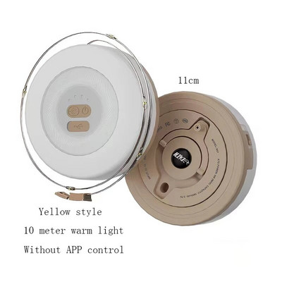 Uus matkavalgusti tähistaeva telkvalgusti pikamaa atmosfäärivalgusti APP kaugjuhtimispult matkavalgusti kaasaskantav lintvalgusti