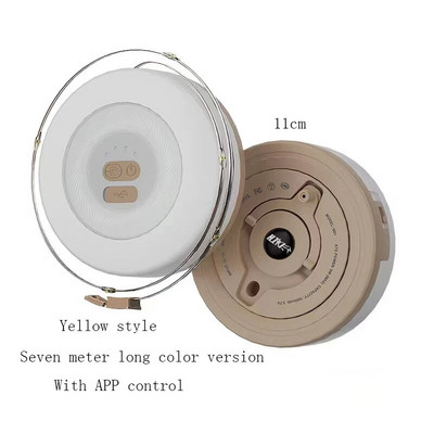 Uus matkavalgusti tähistaeva telkvalgusti pikamaa atmosfäärivalgusti APP kaugjuhtimispult matkavalgusti kaasaskantav lintvalgusti