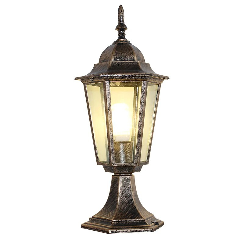 Traditsioonilises stiilis retro sammasvalgustid välistingimustes veekindel valgusti välisvalgusti kogukond rõdu villa elamu murulambid