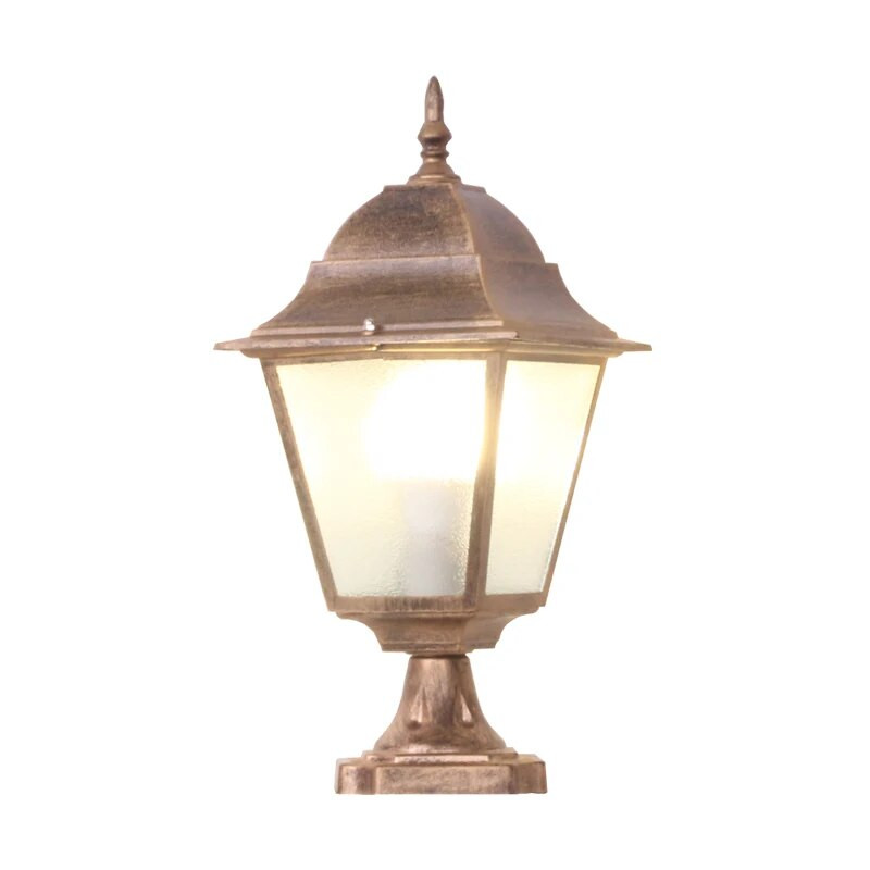 Traditsioonilises stiilis retro sammasvalgustid välistingimustes veekindel valgusti välisvalgusti kogukond rõdu villa elamu murulambid