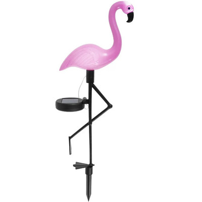 Lumină solară impermeabilă pentru gazon cu flamingo, cu LED-uri pentru exterior, iluminare peisagistică cu flaconuri roz, pentru decorarea căii de grădină, 2023