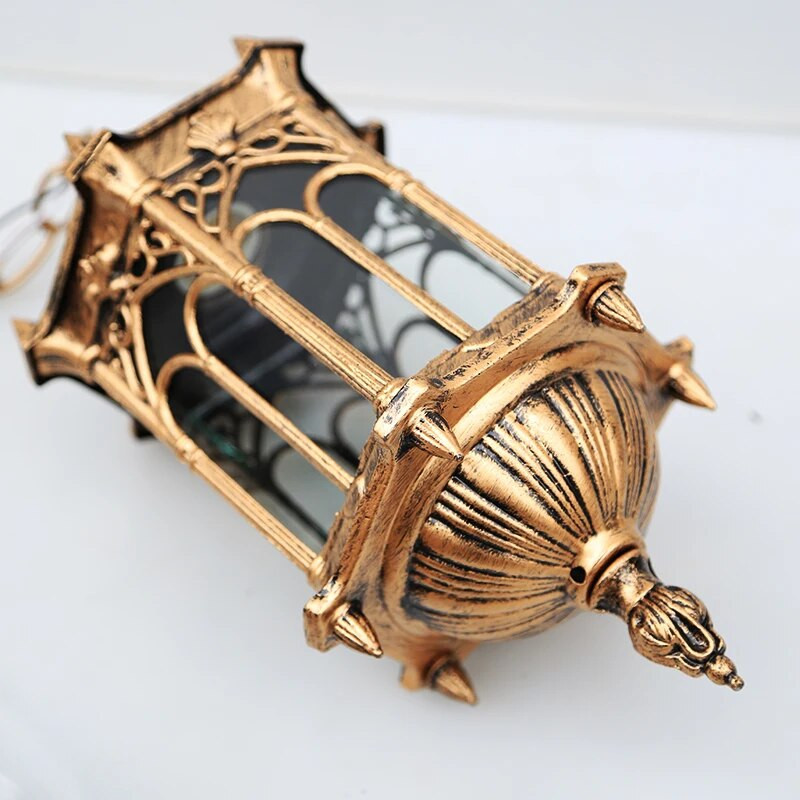 Europe Creative Κρεμαστό Φωτιστικά Εξωτερικού Χάλκινο Βαμμένο Φωτιστικό Suspendu Residential Hotel Κοινότητα Μπαλκόνι Φωτιστικά σαλονιού