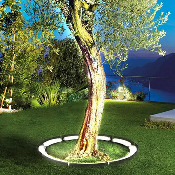 MNWS COB Външна водоустойчива декоративна вилна градинска светлина, осветяваща светодиодна лампа за дърво