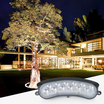 MNWS COB Външна водоустойчива декоративна вилна градинска светлина, осветяваща светодиодна лампа за дърво