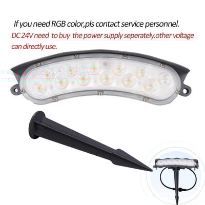 MNWS COB Vonkajšie vodotesné dekoratívne záhradné svetlo pre vilu, rozjasňujúce LED svetlo na stromček