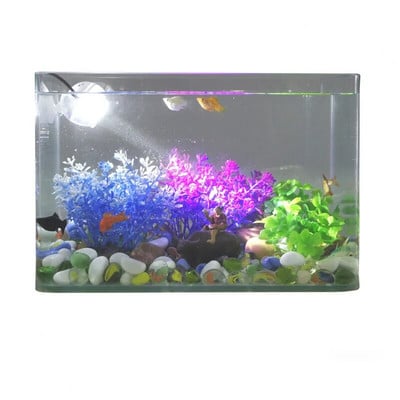 Reflector cu LED pentru rezervor de pește Lumini submersibile Iluminat ornamental pentru pești tropicali Mini lumini colorate impermeabile de noapte Spoturi