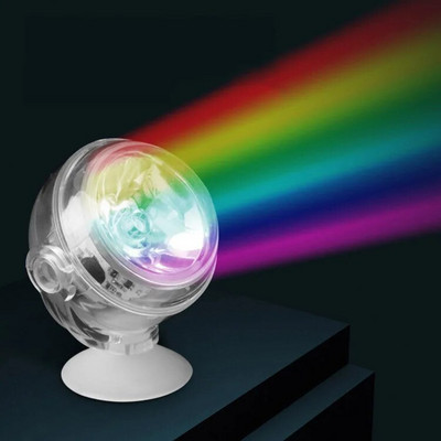 Reflector cu LED pentru rezervor de pește Lumini submersibile Iluminat ornamental pentru pești tropicali Mini lumini colorate impermeabile de noapte Spoturi