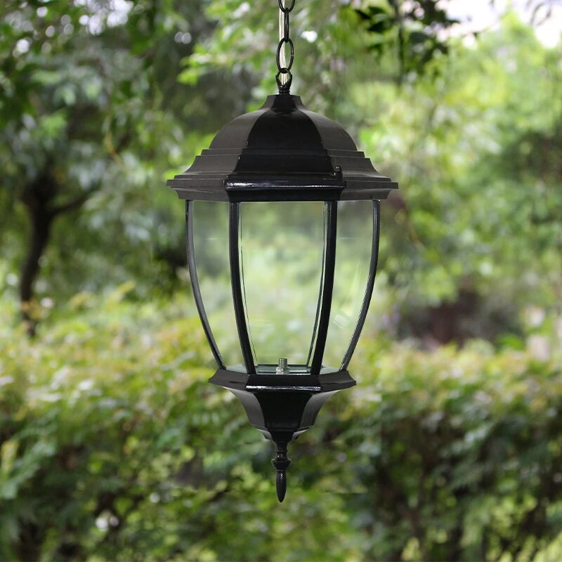 Euroopa retro aia välistingimustes veekindel lühter vahekäik/koridor/rõdu lühter sisehoovi vaatetorn/viinapuu riiuli rippvalgusti