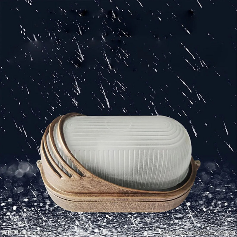 Retro lauko E27 E26 pertvarinis lubų apšvietimas Senovinis įleidžiamas automobilio stogelio baldakimo šviestuvas degalinės garažo komerciniam apšvietimui