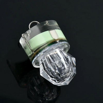5 bucăți/set momeală de pescuit cu LED lumină mini momeală subacvatică lampă pentru momeală de pescuit în formă de diamant momeală adâncă pentru atragerea peștilor