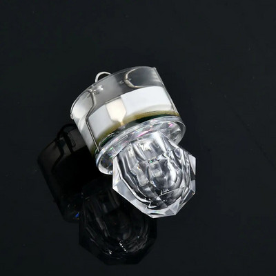 5 bucăți/set momeală de pescuit cu LED lumină mini momeală subacvatică lampă pentru momeală de pescuit în formă de diamant momeală adâncă pentru atragerea peștilor