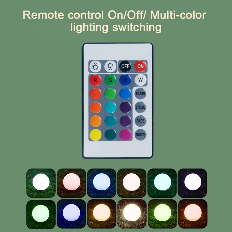 YOUZI saules LED lodīšu gaismas krāsas maiņa āra IP65 ūdensnecaurlaidīga dārza saules globusa lampa zāliena terases celiņa pagalma dekorēšanai