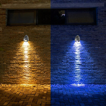 Προβολέας LED 5W 12W για Υπαίθρια Επιτοίχια Κατάστημα Σπίτι 220V Ζεστό Κρύο Λευκό RGB Τηλεχειριστήριο bluetooth Αδιάβροχο IP66 Spot Lights