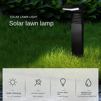 Solar Garden Lights Outdoor Ip64 Αδιάβροχο Υψηλής Φωτεινότητας Ρυθμιζόμενο Έλεγχο Φωτός Επαγωγή Λάμπα γκαζόν Χονδρική