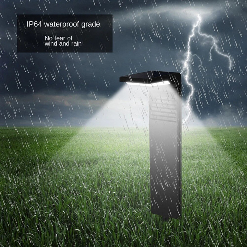 Saules dārza gaismas āra Ip64 ūdensizturīgs, augsta spilgtuma regulējams gaismas kontroles indukcijas zāliena lampu vairumtirdzniecība