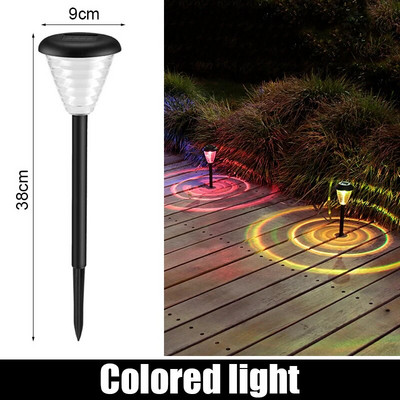 Lumini solare de exterior Lămpi noi de grădină alimentate Calea peisajului impermeabilă pentru curte, curte, iarbă, curte, iluminat decorativ cu LED