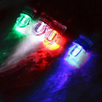 Цветна мини светлина за риболовна примамка LED Deep Drop Подводен диамантен риболов Стръв за риболов на калмари Светеща примамка за привличане на риба