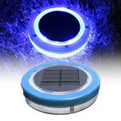 Lumină subacvatică cu LED-uri solare IP68, impermeabilă pentru piscină, lumină plutitoare, lumini submersibile pentru iaz, vază, acvarii, piscine, lampă