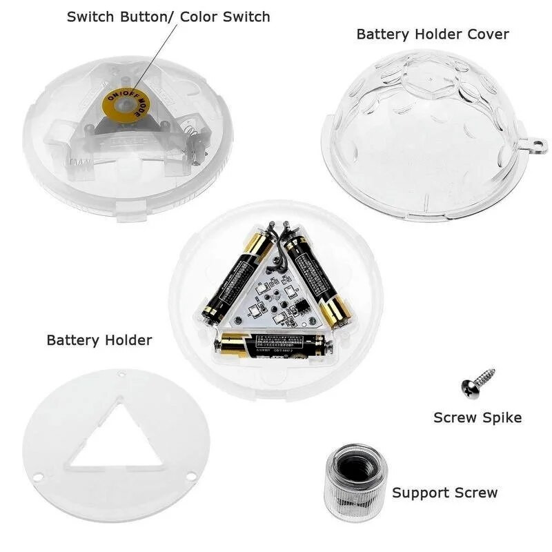 LED peldošs peldbaseina apgaismojums zemūdens disko gaismas ūdensnecaurlaidīgs RGB iegremdējamais lukturis bērnu vannas ballītei āra dīķa dekorēšanai