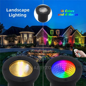 RGB Ζεστός λευκός φωτισμός τοπίου 10W LED Buried Light Αδιάβροχο υπόγειο φωτιστικό εξωτερικού χώρου κήπου Pathpay Tree Stairs Deck Light