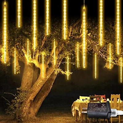 8 gab. 30cm meteoru dušas lietus gaismas āra gaismas virtenes kaskādes krītoša lietus āra gaisma Ziemassvētku eglītes dekorēšanai