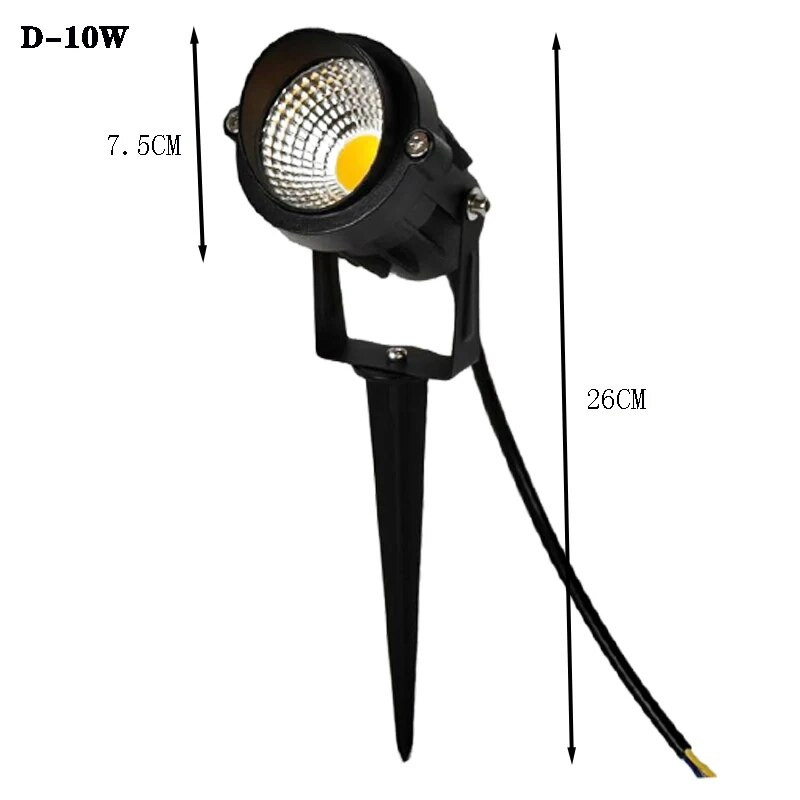 Ziemassvētku gaismekļi āra IP65 mājas dārza zāliena dekorēšanai prožektors 5W10W ūdensnecaurlaidīgs spraudnis grīdas apgaismojums AC110V220V12V