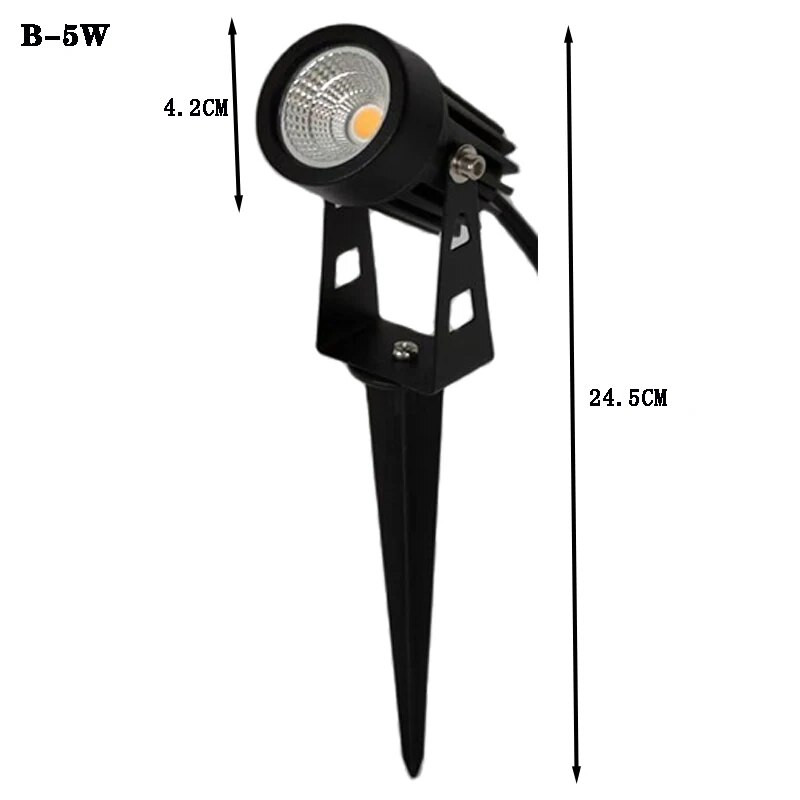 Ziemassvētku gaismekļi āra IP65 mājas dārza zāliena dekorēšanai prožektors 5W10W ūdensnecaurlaidīgs spraudnis grīdas apgaismojums AC110V220V12V