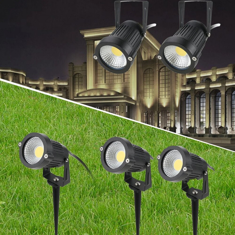 9 W LED āra apgaismojums dārzam AC85-265 V dārza ainavas gaisma 12 V dārza gaisma ceļa ainavai ūdensnecaurlaidīga vieta