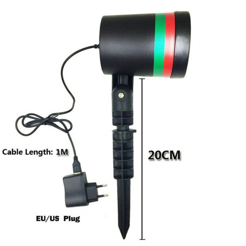 Jõuluprojektori tuled õues veekindlad aiavalgustid maastikuprojektor maja pühade jaoks jõulukaunistusteks