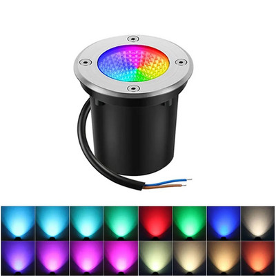 Δωρεάν αποστολή IP65 Spike Lanscape Lamp RGBW Outdoor Spotlight 12V 110V 220V for Garden Lighting