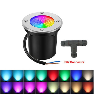 Δωρεάν αποστολή IP65 Spike Lanscape Lamp RGBW Outdoor Spotlight 12V 110V 220V for Garden Lighting