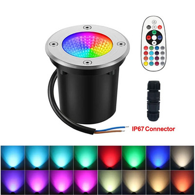 Δωρεάν αποστολή IP65 Spike Lanscape Lamp RGBW Outdoor Spotlight 12V 110V 220V for Garden Lighting