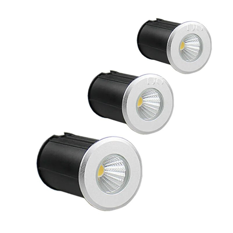 IP68 5W 3W 1W LED požeminis apšvietimas Žemės sodo takas toršeras lauko požeminis palaidotas kiemo lempa kraštovaizdžio šviesa 220V DC12