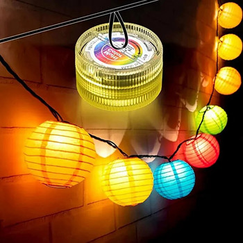 3 LED υποβρύχια φώτα RGB Υποβρύχιο φως IP68 Αδιάβροχο τηλεχειριστήριο πισίνας Νυχτερινό φωτιστικό Διακόσμηση Γαμήλιο πάρτι