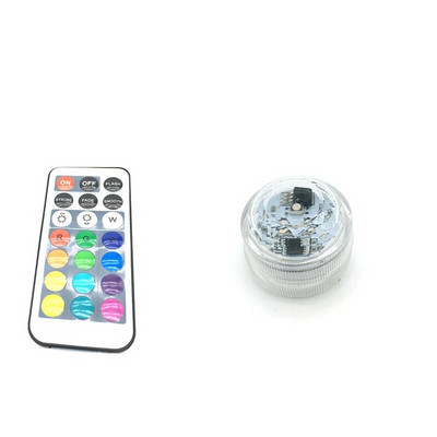 3 LED-i veealust valgustit RGB sukelvalgusti IP68 veekindel kaugbassein öölampi kaunistusega pulmapidu