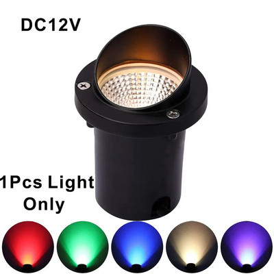 Livrare gratuită 10W Spike lumini pentru peisaj RGB în aer liber + lampă LED COB impermeabilă pentru iluminat de grădină