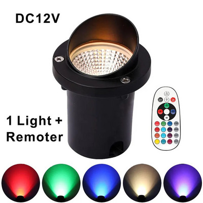 Livrare gratuită 10W Spike lumini pentru peisaj RGB în aer liber + lampă LED COB impermeabilă pentru iluminat de grădină