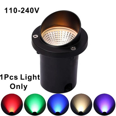 Livrare gratuită 10W Spike lumini pentru peisaj RGB în aer liber + lampă LED COB impermeabilă pentru iluminat de grădină