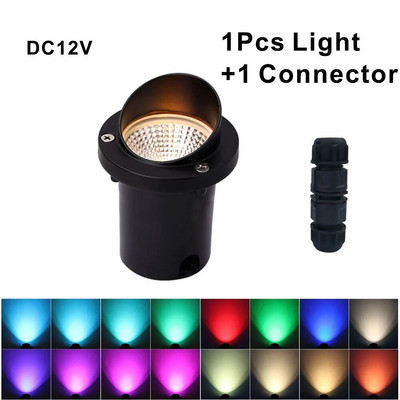 Livrare gratuită 10W Spike lumini pentru peisaj RGB în aer liber + lampă LED COB impermeabilă pentru iluminat de grădină