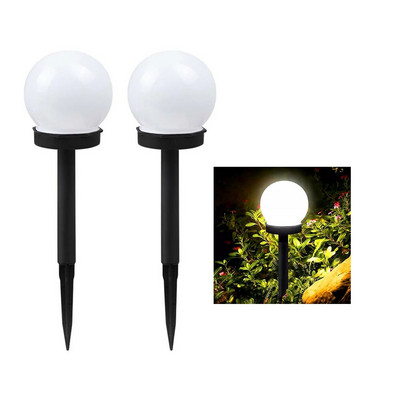 2 τεμάχια/Σετ ηλιακός λαμπτήρας Φωτισμός εξωτερικού χώρου κήπου Οριζόντιος Αδιάβροχος ηλιακός λαμπτήρας γκαζόν για διακόσμηση αυλής στο αίθριο του σπιτιού