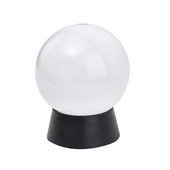 Lampă de stâlp de exterior Umbra glob negru Lumini de punte Lumină de stâlp de gard anti UV pentru iluminat exterior de lanternă de doc de curte