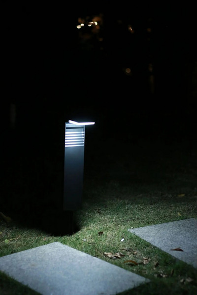 ZK30 Lumini de grădină Decorare în aer liber Lampă de gazon LED impermeabilă pentru curte Calea Peisaj Bolard Iluminat cu energie solară