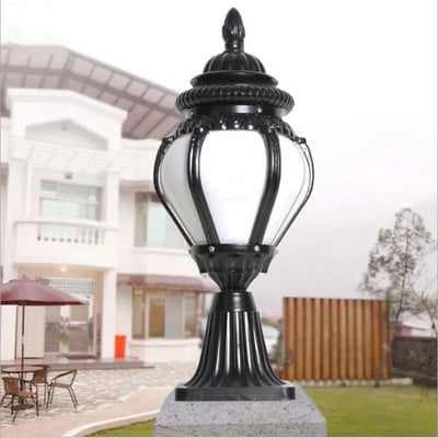 IP44 Europa Lumini pentru stâlpi în aer liber Gard grădină stâlp lanternă școală curte coloană lumină E27 AC85-265v decorare capitol lampă sutien