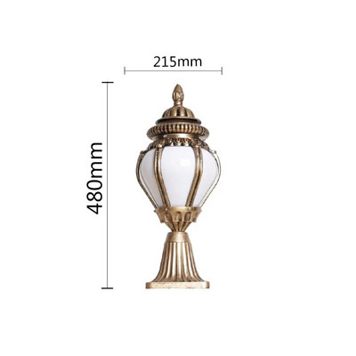 IP44 Euroopa välissammasvalgustid tara Aiapost Latern Kooliõue kolonni valgusti E27 AC85-265v Dekoratsioon Chapiter Lambi rinnahoidja