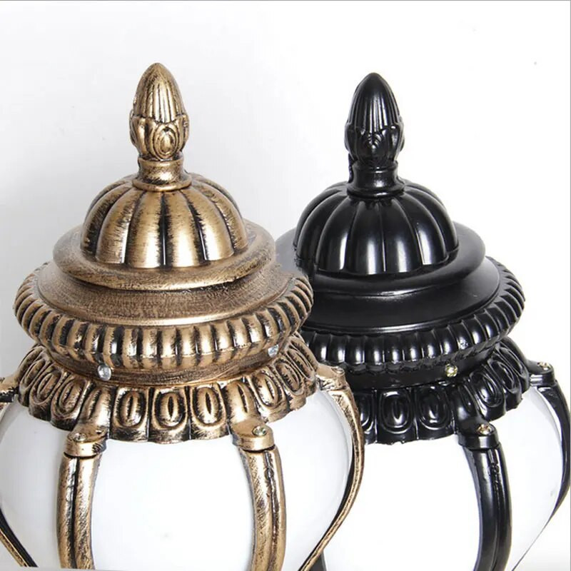 IP44 Euroopa välissammasvalgustid tara Aiapost Latern Kooliõue kolonni valgusti E27 AC85-265v Dekoratsioon Chapiter Lambi rinnahoidja